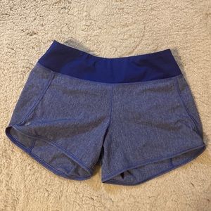 Small blue tight athletic Under Armor shorts